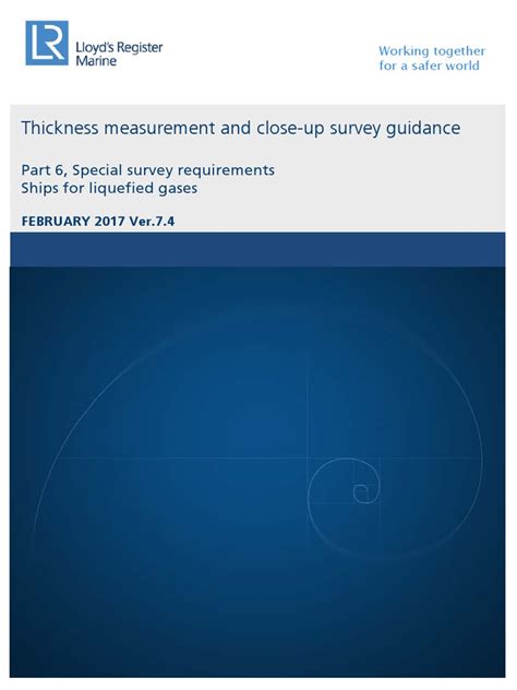 ship thickness survey requirements